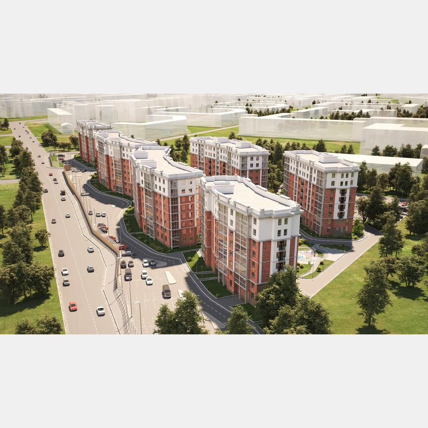 2-к. квартира, 64,5 м², 7/8 эт.