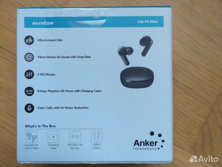 Наушники Anker Soundcore Life P2 мини