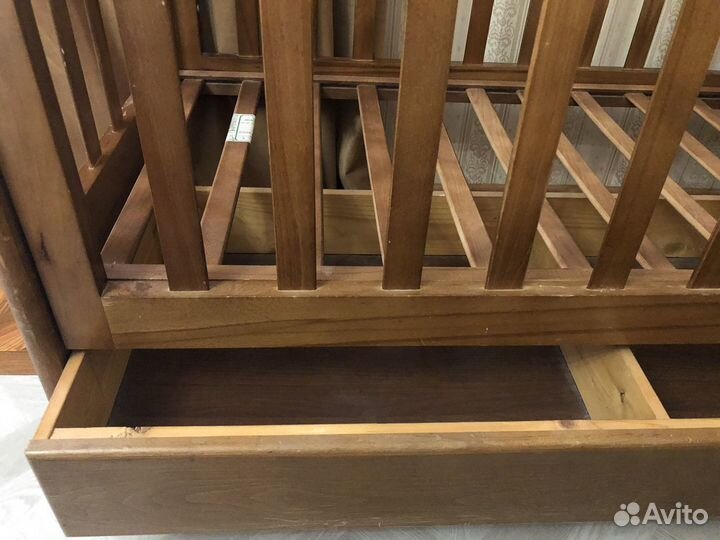 Детская кровать Италия бук,дуб, плюс матрас