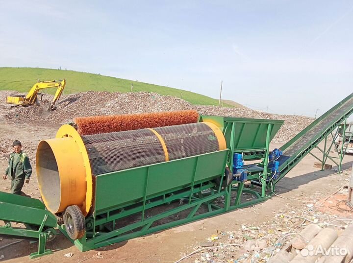 Сортировочный комплекс на базе барабанного грохота