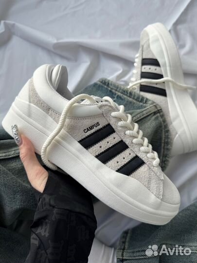 Adidas Campus Bad Bunny серые