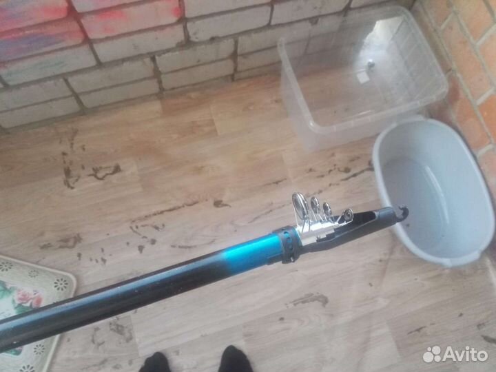 Удочка телескопическая с катушкой