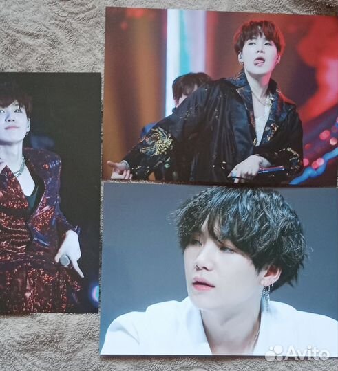 Постеры с участниками K-pop группы Bts Suga и Rm