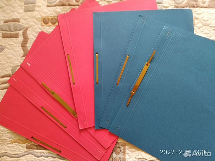 Папки-скоросшиватели новые. Ассортимент разный
