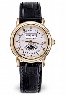 Швейцарские часы Blancpain Villeret Calendar Moonphase 26mm 6395.1418