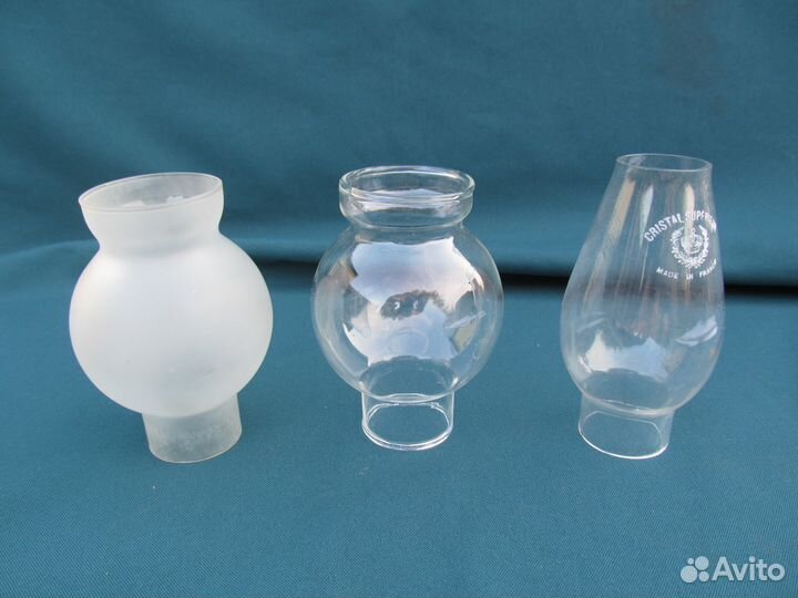 Стекла на лампы керосиновые. Старинные керос.лампы