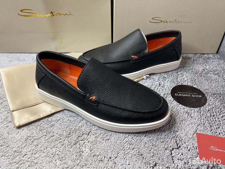 Лоферы Santoni мужские