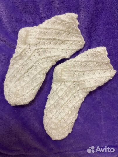 Носки ручной вязки (размер 37-39)