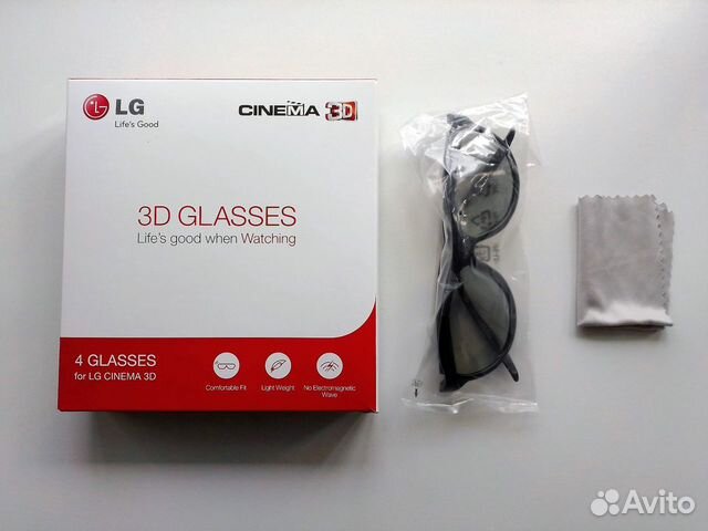 Очки 3D LG AG-F310 4 шт