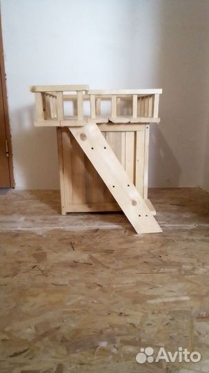 Будка домик для кошек и маленьких собак