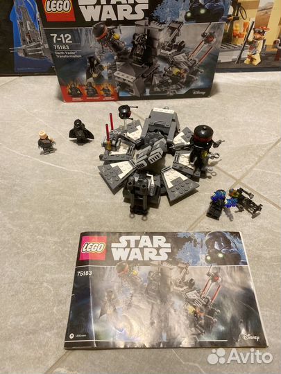 Lego star wars 75183 превращение в Дарта Вейдера