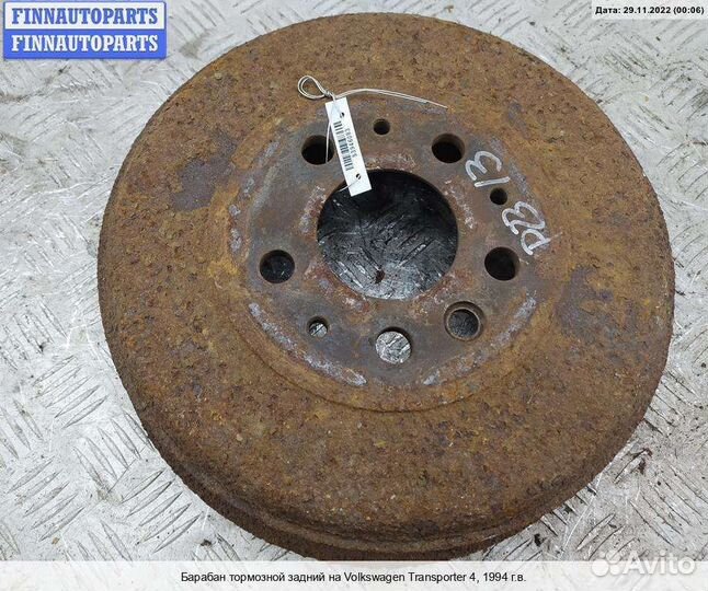 Барабан тормозной зад Volkswagen Transporter T4, 1