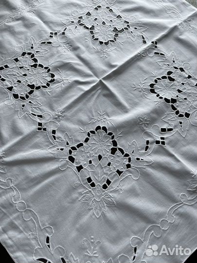 Скатерть винтажная хлопок наперон Германия