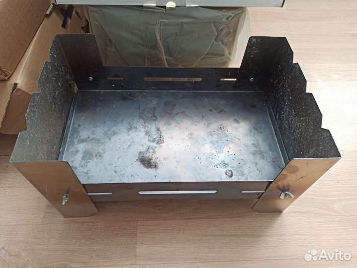 Мангал разборный сборный + Крепкая коробка