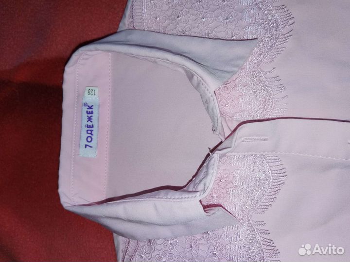 Школьная блузка 128