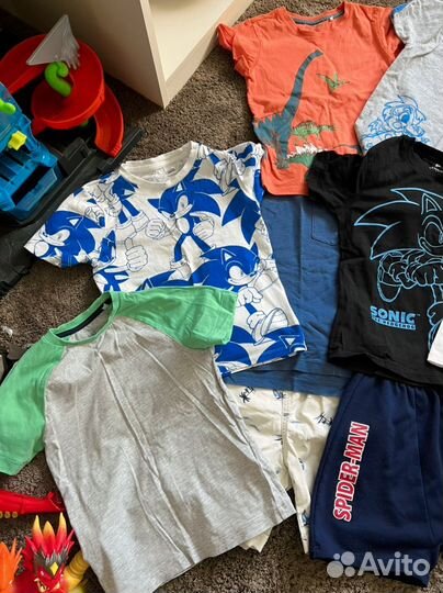 Вещи пакетом на мальчика 110 116