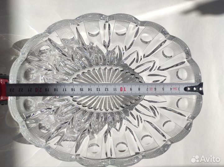 Хрустальная салатница, конфетница СССР