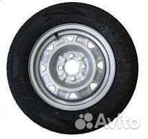 Запасное колесо прицепа мзса 165R13С в сборе