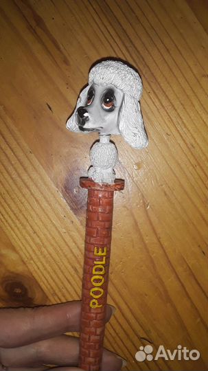 Шариковая ручка собака Пудель