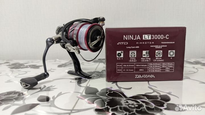Катушка Daiwa ninja LT 3000-C