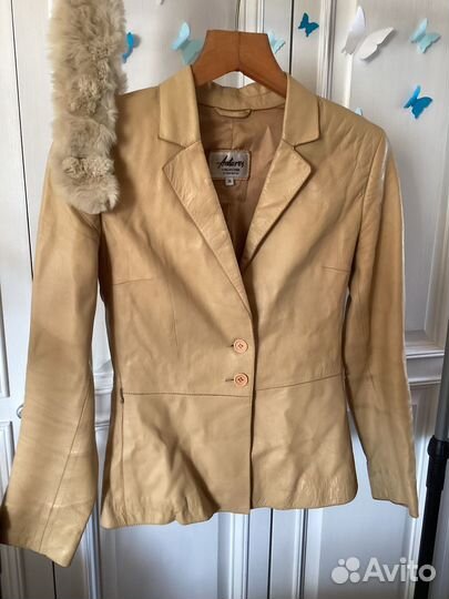 Пиджак кожаный Antares collection 42 размер