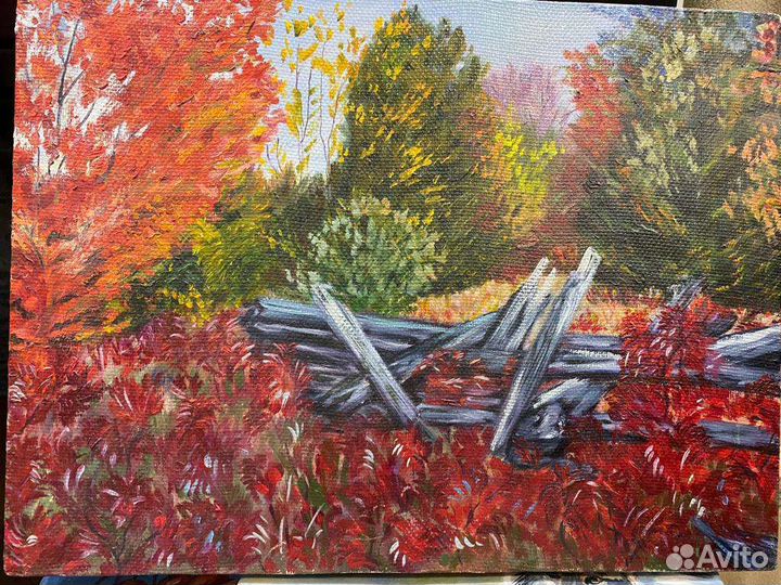 Картина маслом пейзаж