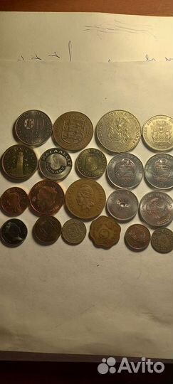 Монеты экзотических стран без Африки(отдельно)
