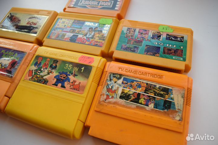 Картриджи для dendy