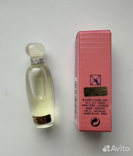 Estee lauder pleasures parfum 3,5 мл винтаж