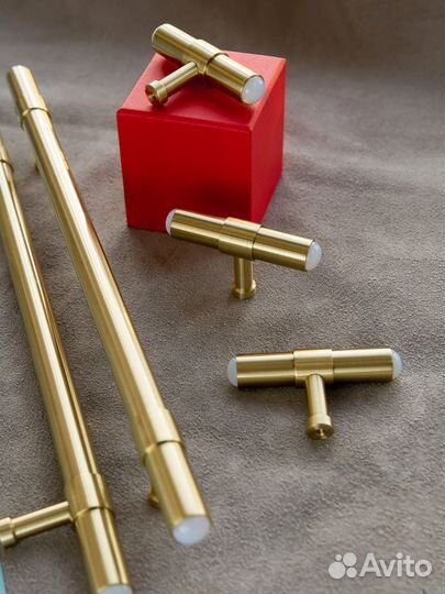 Ручки скобы из цельной латуни