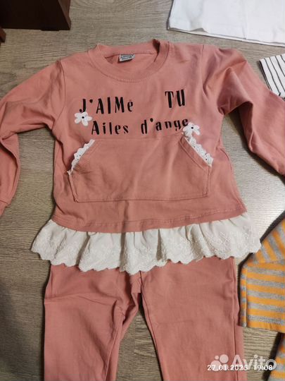 Детская одежда для девочек пакетом 98 104