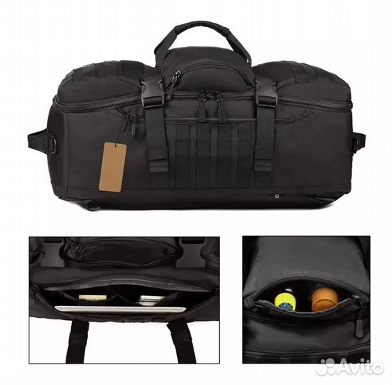 Сумка трансформер рюкзак 60л