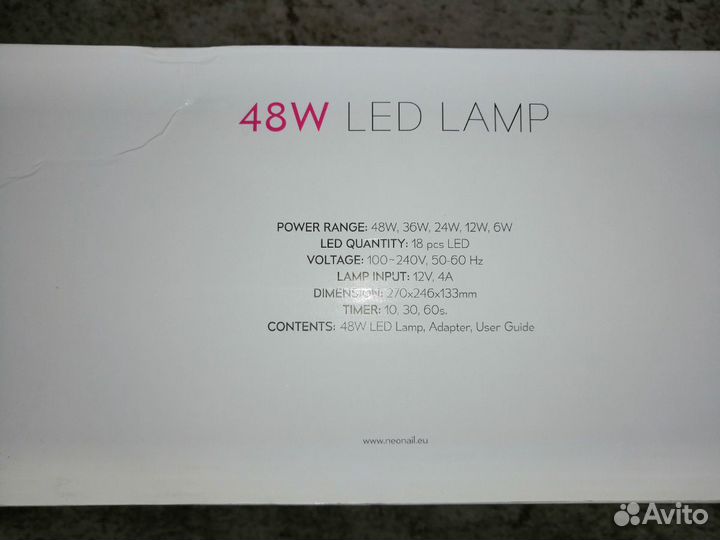 Лампа Led Neonail