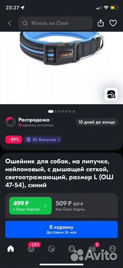 Ошейник для щенка или средней собаки