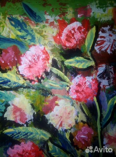 Картина Цветы Акрил