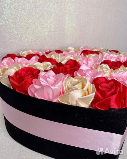 Букет из ленты