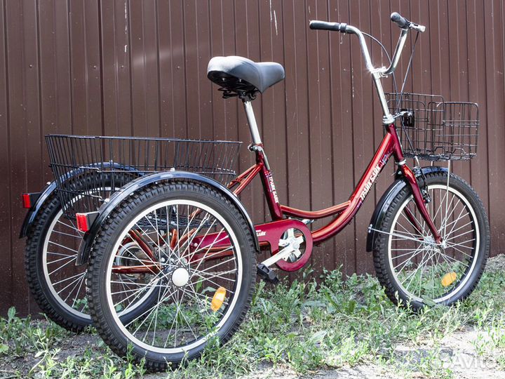 Велосипед трехколесный для взрослых на дачу