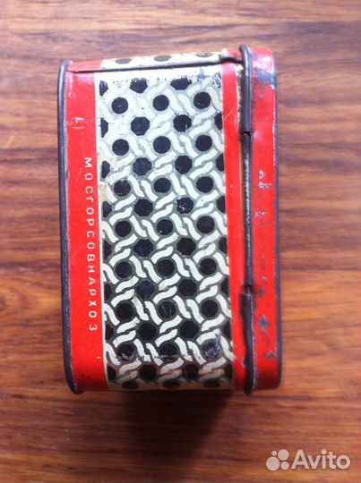 Баночка из-под чая 50-х годов