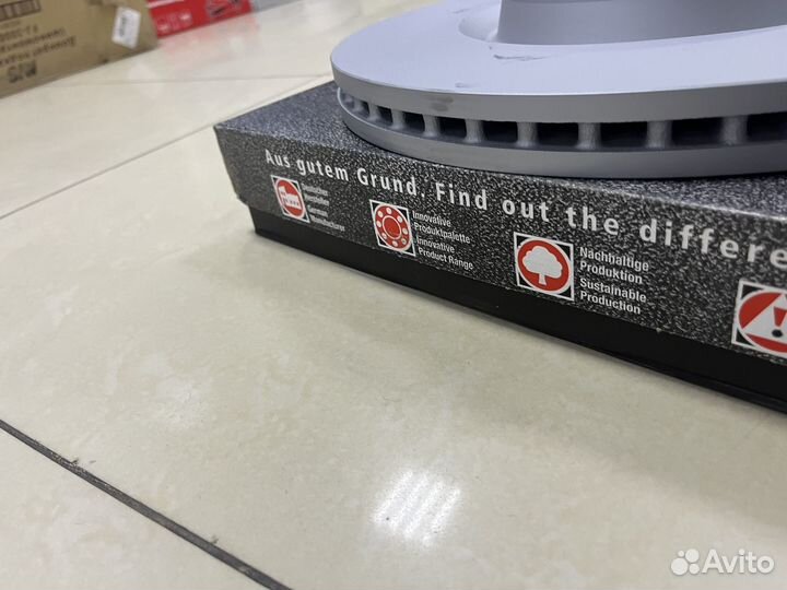 Диск тормозной передний D375мм. mercedes ML W164/G