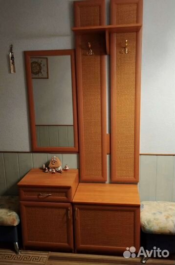 Прихожая и обувница из ротанга