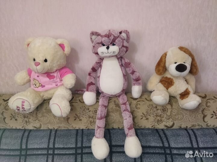 Игрушки большие мягкие в ассортименте от 250