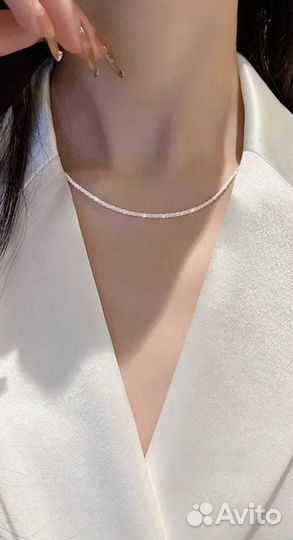 Сверкающая цепочка чокер