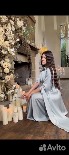 Платье с чеченскими рукавами