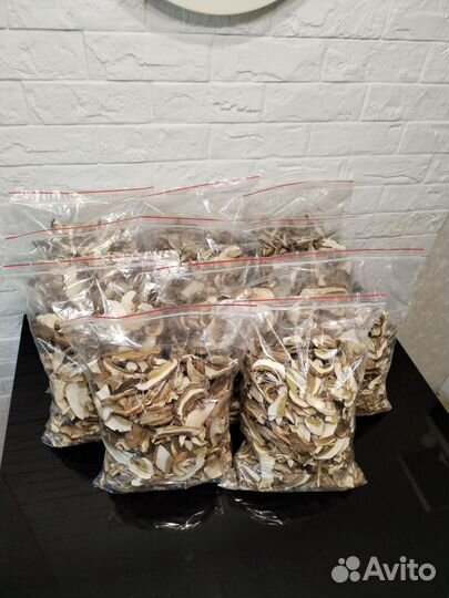 Грибы белые сушёные