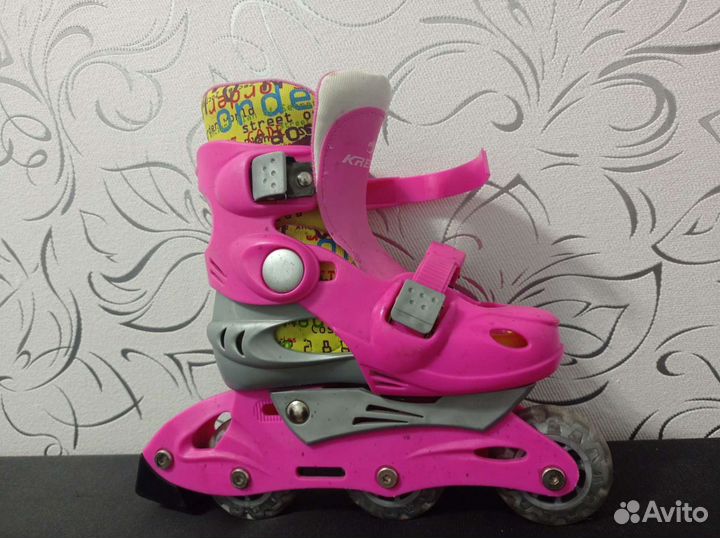 Роликовые коньки детские раздвижные