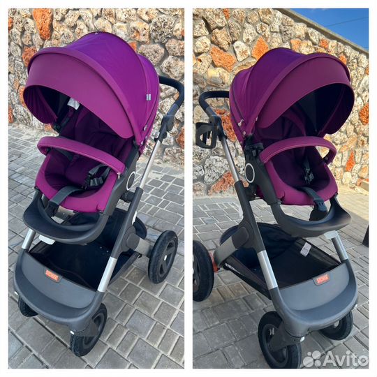 Коляска stokke trailz 3 в 1
