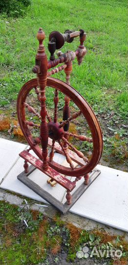 Прялка деревянная старинная