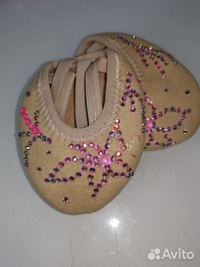 Получешки со стразами (полупальцы)