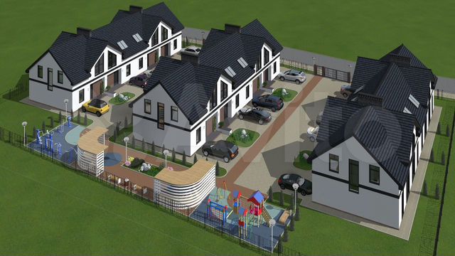 Таунхаус 97,7 м² на участке 2 сот.