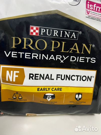 Корм для кошек pro plan renal nf 1,5кг